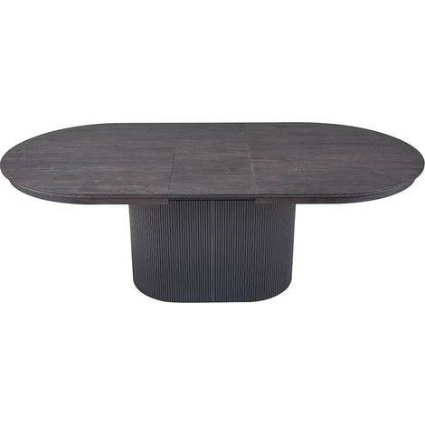 Tavolo allungabile VAGOS – 180-220 cm – Forma ovale – Colore marrone scuro – Stile Design