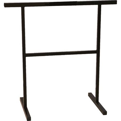 Stahl-Trittleiter Schwarz, 74 x 74 cm - Cqfd