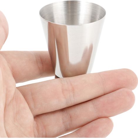 Doseur à cocktail double en acier inoxydable 20/40 ml, verre doseur pour alcool (en onces). (1/5)