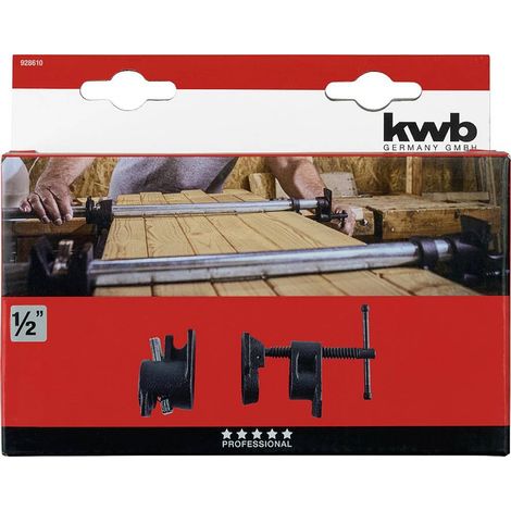 Herramienta de sujeción kwb 928610 hierro fundido ajustable grande