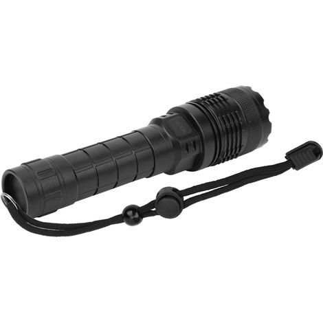 Lampe Torche LED Rechargeable USB Extérieure Résistante à l'Eau Multifonction (1/5)