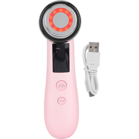 Appareil d'importation de photons ionisés pour le visage, appareil d'exportation de beauté, appareil de rajeunissement cutané par lumière colorée pour les yeux et le visage (1/5)