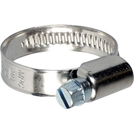 Collier de serrage à vis sans fin, bande torsadée 60-80 mm/9 mm W2