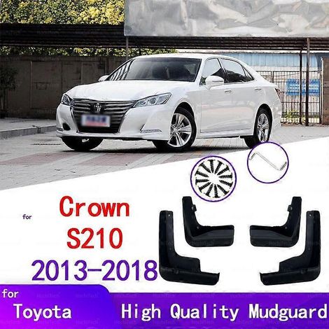 1 Satz Schmutzfänger für Toyota Crown S210 (2013–2018), Spritzschutz, Schmutzfänger vorne und hinten, Kotflügel – schwarz