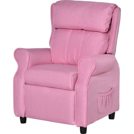 Fauteuil inclinable enfant dossier ajustable accoudoir rose garçon fille 3-5 ans