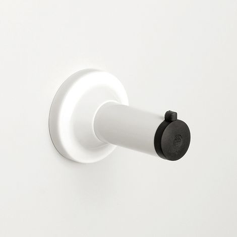 pba 01 Wandhaken mit Türpuffer  75mm x Durchm.53mm, aus Nylon