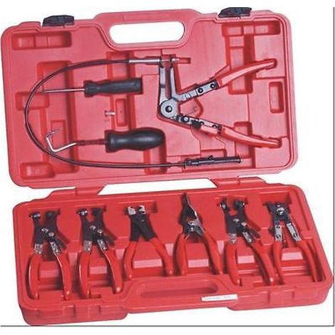 SET 9 PINZE PER FASCETTE AUTO - STRINGITUBO MANICOTTI FIAT AUDI VW MULTIMARCA