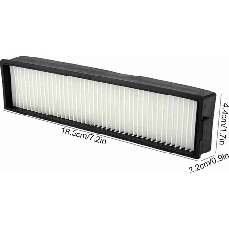 Ortviai Filtre HEPA Compatible avec Robot Aspirateur LG Hom-Bot VR6270LVM, VR65710, VR6260LVM – Charbon Actif (1/4)