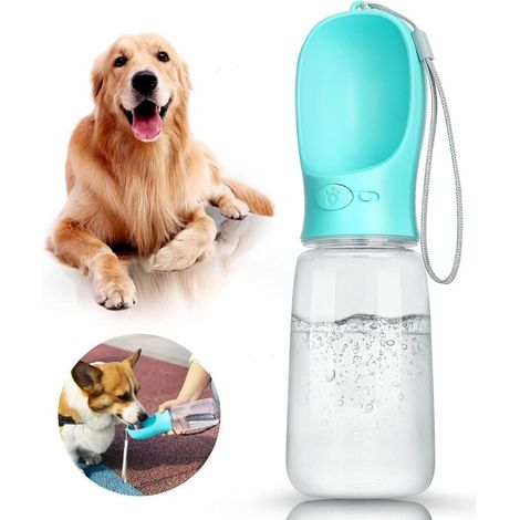 Bottiglia d'acqua per cani, distributore d'acqua portatile a prova di perdite per cuccioli, alimentatore antibatterico (1/4)