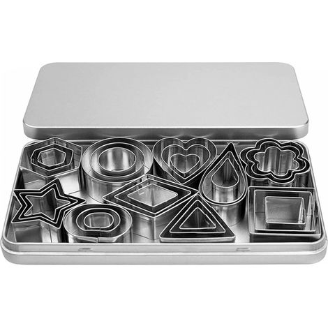 Lot de 30 emporte-pièces (Géométrie) (1/5)