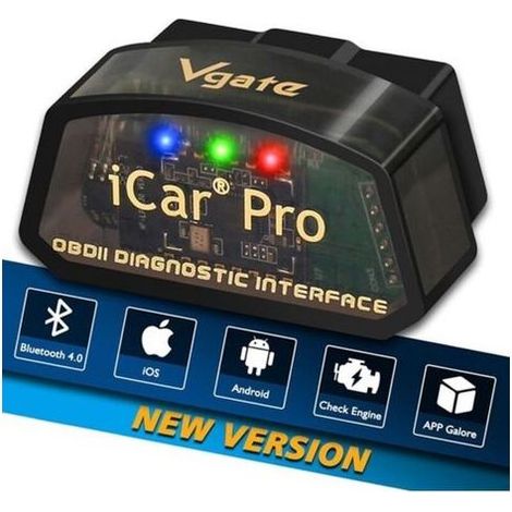 Lettore di codici di errore Vgate iCar Pro OBD2/OBDII Bluetooth 4.0 (BLE) con adattatore ELM327 per la diagnostica della spia del motore. (1/5)