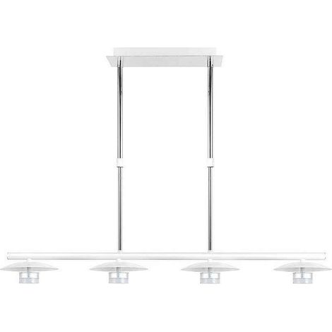 lampada cape city 4l 24w 4000k bianco/argento regx85x15 cm 1920 lm (1/5)
