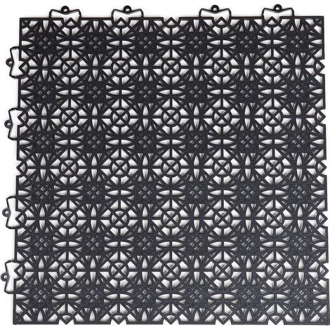 andiamo Terra sol - Piastrelle per terrazze, Sistema a Scatto, Pannelli in plastica per Esterni, per balconi, terrazze, Rivestimento Esterno per Balcone, Resistente alle intemperie, Pannello Interno (1/5)