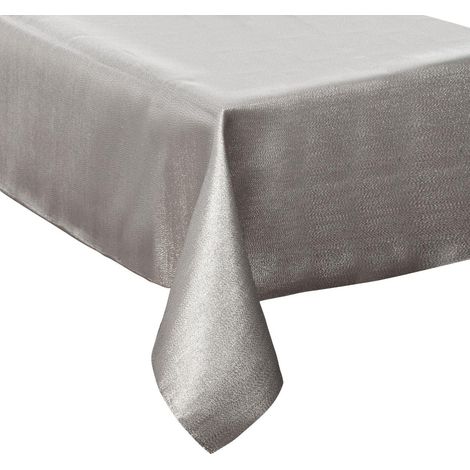 Nappe de Fêtes Argent pailleté 140 x 360 cm - Feeric Christmas
