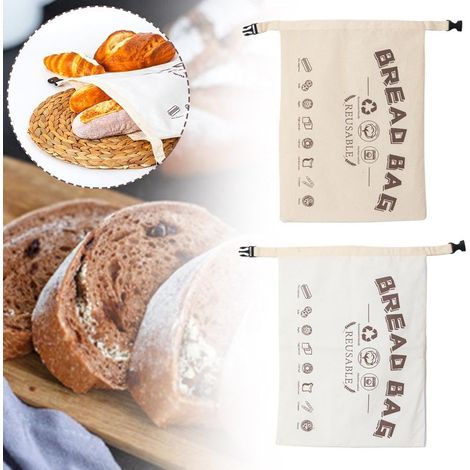Confezione da 1 sacchetto XL in cera d'api per pane e lievito madre – Sacchetti riutilizzabili in cotone biologico, conservazione alimentare sostenibile, adatti al congelatore (1 pezzo) (1/5)