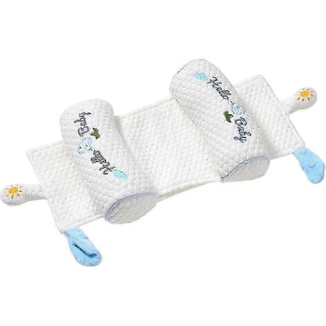(Ensoleillé au printemps) Oreiller bébé doux et ajustable pour nouveau-nés et nourrissons - Aide à prévenir et à corriger le syndrome de la tête plate, assure un sommeil confortable en chambre d'enfan (1/5)