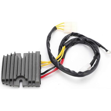Régulateur et redresseur de tension électrique compatible 12 V pour moto, pièce de rechange 90111034000 (1/4)