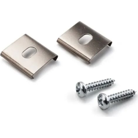 STAFFE A MOLLA PER IL FISSAGGIO PROFILO PERL LED TWIG DOMUS LINE-  CONFEZ DA 2 PZ. - OFFERTA