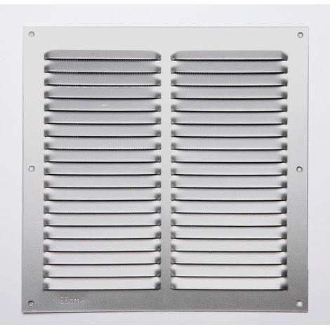 Kantenloses Aluminiumgitter 0,6 Natur 200x200mm