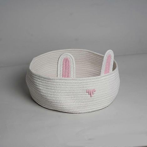 Panier en peluche ultra-doux pour chat et chiot, joli panier rond décoratif pour chatons et chiots d'intérieur - Lavable en machine, ultra-doux (1/4)