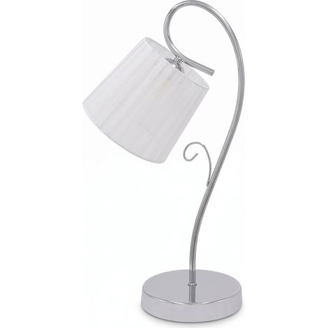 Lampada da tavolo Cuzco 1xe14 cromo 44x25x15 cm