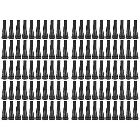 100 PCS Doigts De Plumeuse De Poulet pour Machine De Plumeuse De Volaille, Épilation en Poultry Epilator Caoutchouc Doigt Plumeuse Picker pour Poulet, Canard, Plumes D'oies (Le Noir) (1/5)