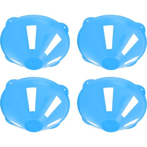 Lot de 10 cônes de football creux et épais, résistants au vent, pour l'entraînement sportif et fitness (bleus). (1/5)