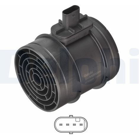 Débitmètre de masse d'air DELPHI AF10724-12B1 FIAT 55260335 5801903974