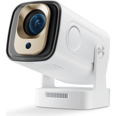 Mini projecteur intelligent 4K HY260pro avec Wi-Fi 6, Bluetooth 5.4, projecteur portable 1080p, rotation à 270°, projecteur home cinéma XXW (1/5)