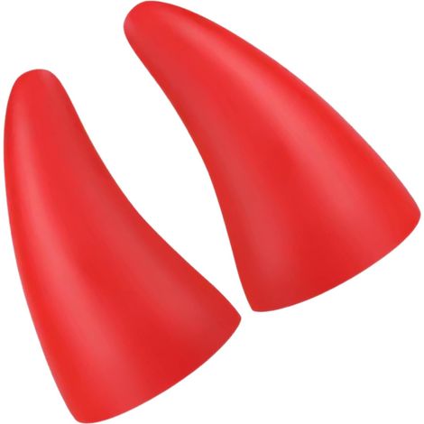 de 2 klaxons de voiture rouges en forme de démon décoration (1/5)