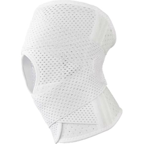 Ultradünne, atmungsaktive Kniebandage zur Stabilisierung der Kniescheibe und Unterstützung der Meniskusregeneration, Weiß, Einzelpackung (1/5)