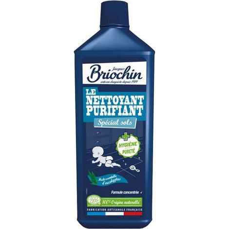 Nettoyant purifiant eucalyptus Ecocert 1 L – Formule concentrée pour entretien régulier – Nettoie, dégraisse et fait briller les sols – Maison Briochin (1/4)