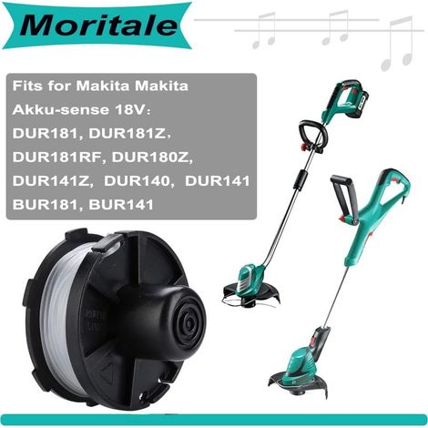 Fadenspule für Makita Akku Trimmer DUR181 DUR141 DUR180Z DUR181Z 196146-9 195858-1 (2 Stück) (1/5)