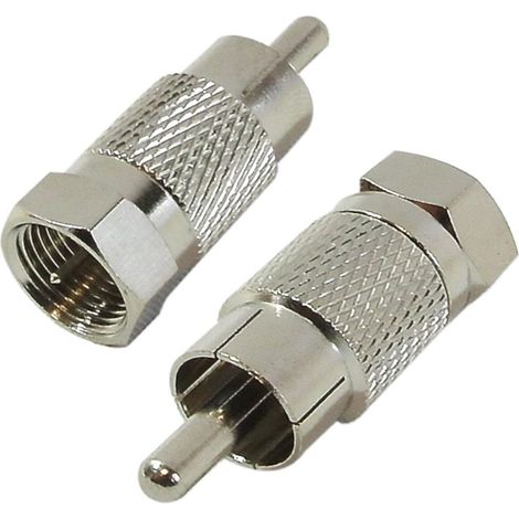 F-Stecker / RCA-Stecker-Adapter