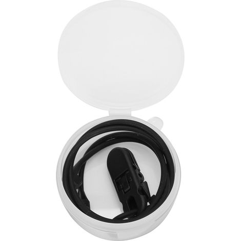 BTE appareils auditifs clip cordon silicone élastique antichute sécurité lanière pour enfant (Noir) (1/5)