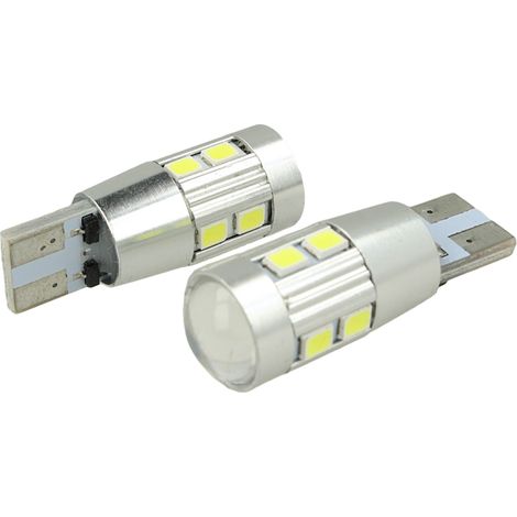 Lampada Led Canbus Pro T10 W5W W16W T15 12V 10 Smd 5630 No Errore No Polarita Luci Posizione Bianco (1/3)