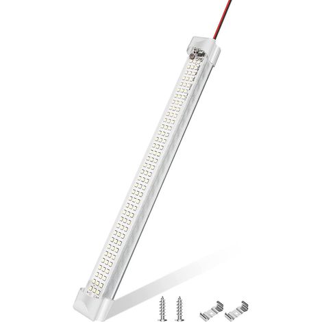 5pcs Barre Led 12v, Ruban Led Auto 108 Smd Led Interieur Voiture Reglette Led 12v85v - Lumineux Bande Led Clairage Led 12v Fourgon Avec Interrupt (1/5)