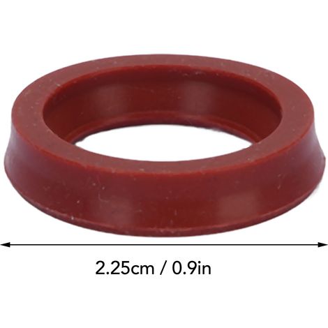 Ortviai Joint torique en silicone pour machine à café – Lot de 10 pièces, diamètre extérieur 2,25 cm, étanche et résistant à la chaleur (1/4)