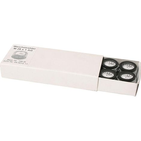 Regulateur jet doux basse pression mâle M28 1 avec joint caoutchouc sans couronne emballage 10 pcs (1/2)