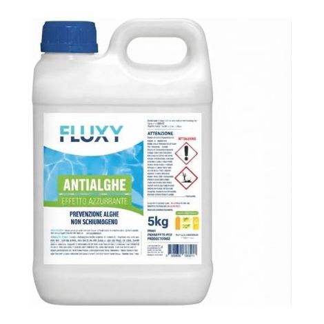 ANTIALGHE LIQUIDO AZZURRANTE PULIZIA ACQUA PISCINA MANUTENZIONE LT 5 (07135)