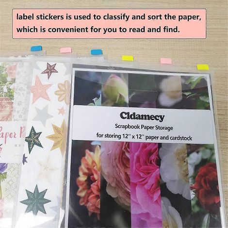 12-teiliges Scrapbook-Organizer-Set: Umschläge, Aufbewahrungstaschen und Hüllen