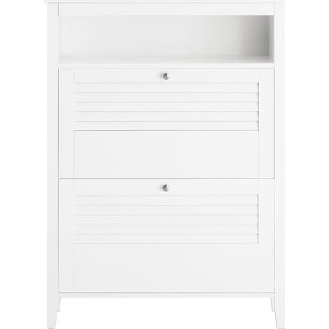 SoBuy Hallway Shoe Cabinet Cupboard Organizer,FSR152-W (1/5)