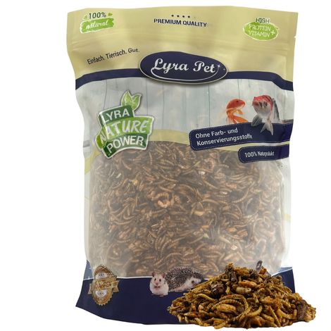 1 kg de mélange d'insectes Lyra Pet® Protein Boost - avec vers de farine, crevettes & sauterelles