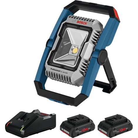 Bosch – Projecteur LED 18V 1900 – 2 niveaux de luminosité – 1900 lumens – Orientation 5 positions – Compatible avec batteries ProCore - 060144640Q (1/4)
