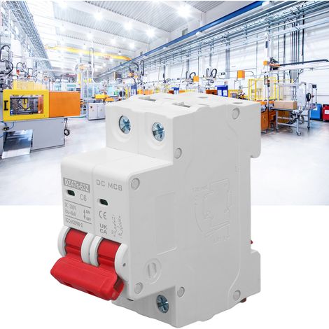 Le nouveau disjoncteur miniature DZ47s-63Z C6 DC 500V 2P est un disjoncteur miniature 6 A DC destiné aux systèmes photovoltaïques. Il se monte sur rail DIN et possède un pouvoir de coupure basse tensi (1/5)