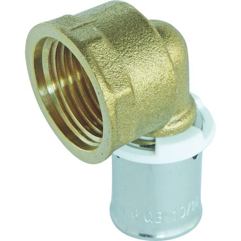 SOMATHERM FOR YOU - Gomito PEX piegatura del tubo Ø16 - Femmina 15/21 (1/2 '') Per collegare un diametro Ø16 tubo PER (1/2)
