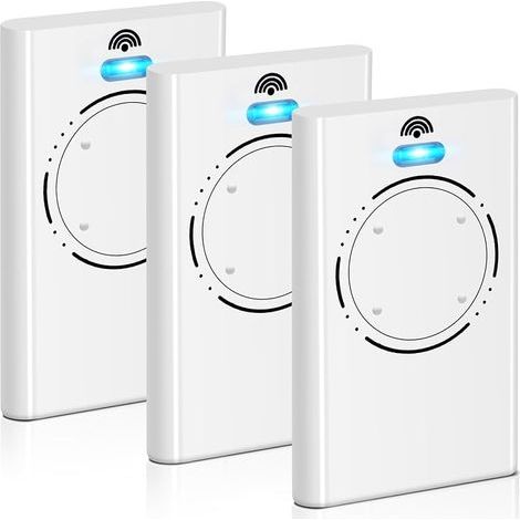 3PCS Telecommande Portail FAA-Compatible avec XT4 868 SLH LR, 868MHz Telecommande Porte de Garage,4 Canaux Noir (1/5)