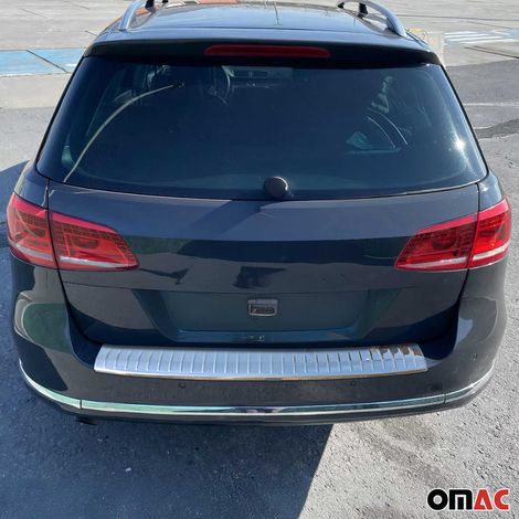 OMAC Ladekantenschutz Stoßstangenschutz für VW Passat B7 Variant 2010-2014 – Edelstahl Chrom (1/5)