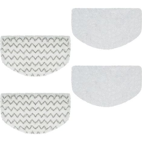 Tampons de remplacement pour balai à vapeur adaptés au Bissell Powerfresh Steam Mop 1940180614401544, tampon de nettoyage lavable - 4 pièces (1/5)