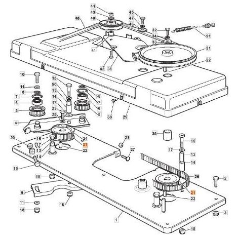 ORIGINAL RIEMENSCHEIBE EMAK G125601560E0R
